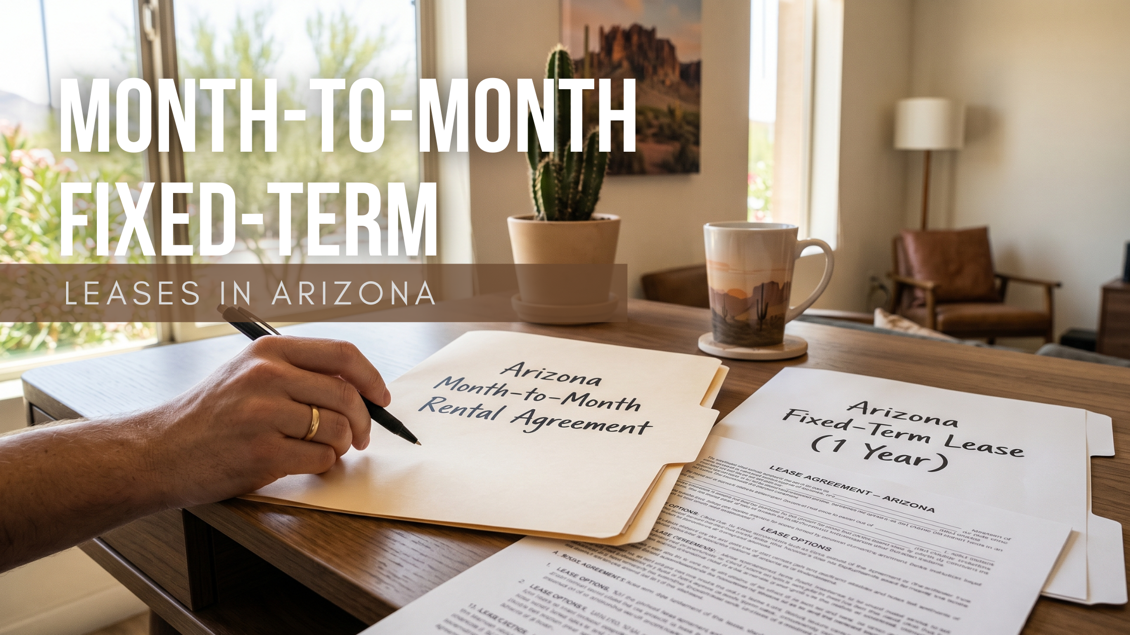 Month-to-Month vs. Fixed-Term Leases in Arizona