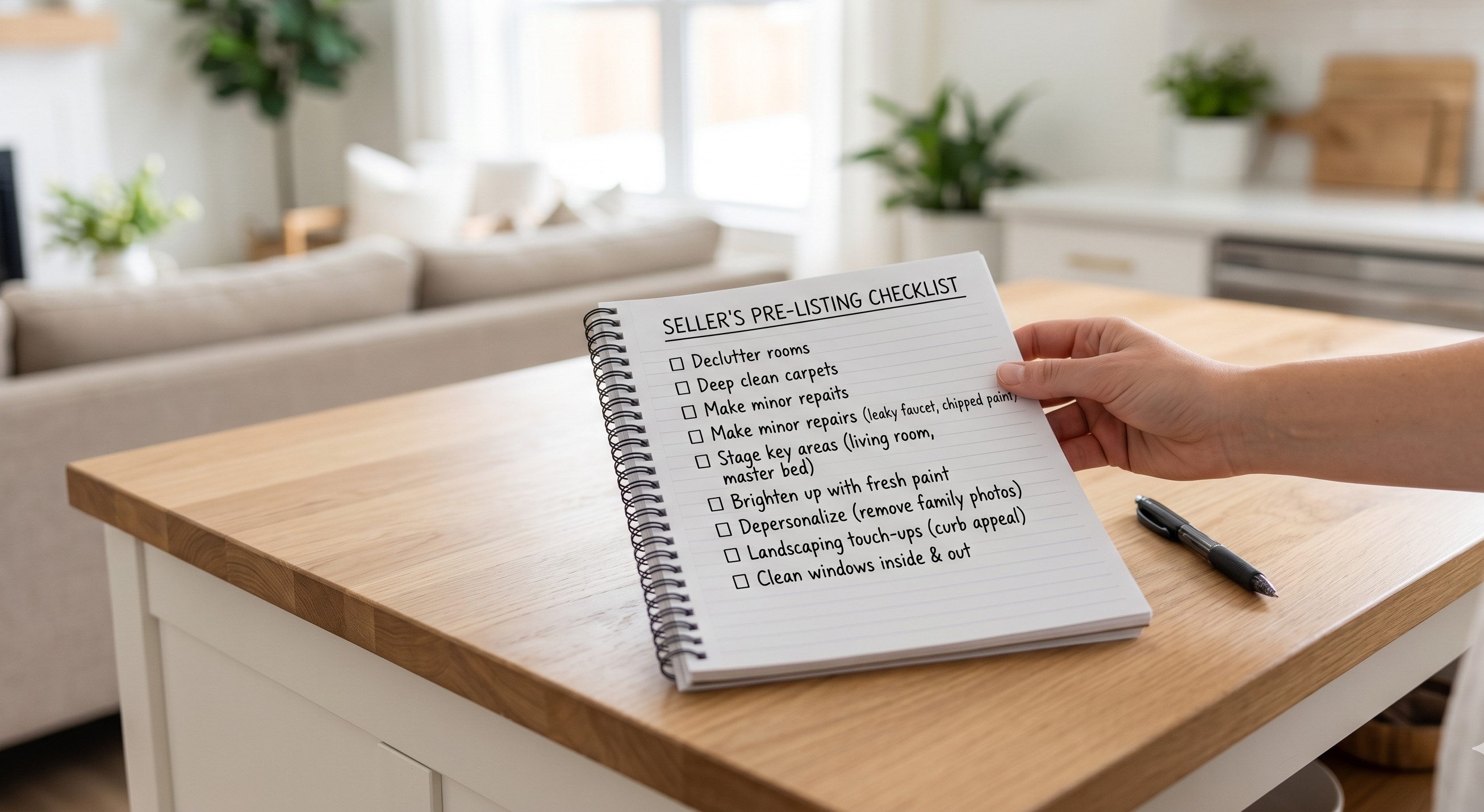 The Seller's Checklist for a Faster Sale